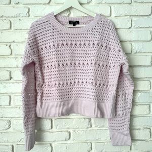 Express Open Stitch pullover sweater